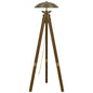 Lakeland 18W Intergrated Led Tripod Birch Wood Floor Lamp