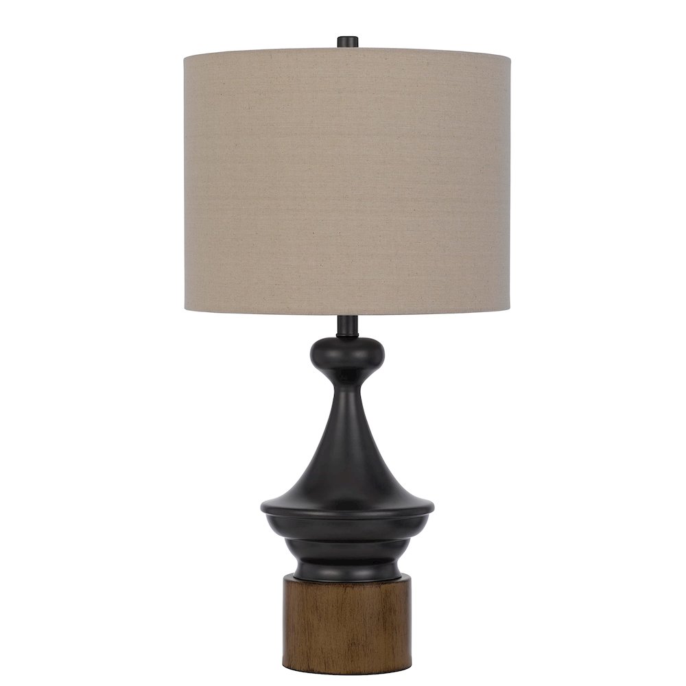 150W 3 Way Sterling Metal/Table Lamp