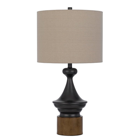 150W 3 Way Sterling Metal/Table Lamp