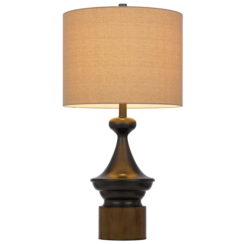 150W 3 Way Sterling Metal/Table Lamp