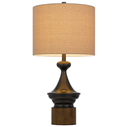 150W 3 Way Sterling Metal/Table Lamp