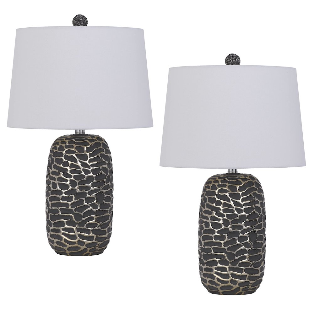 150W 3 Way Menlo Resin Table Lamp