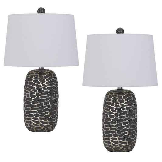 150W 3 Way Menlo Resin Table Lamp