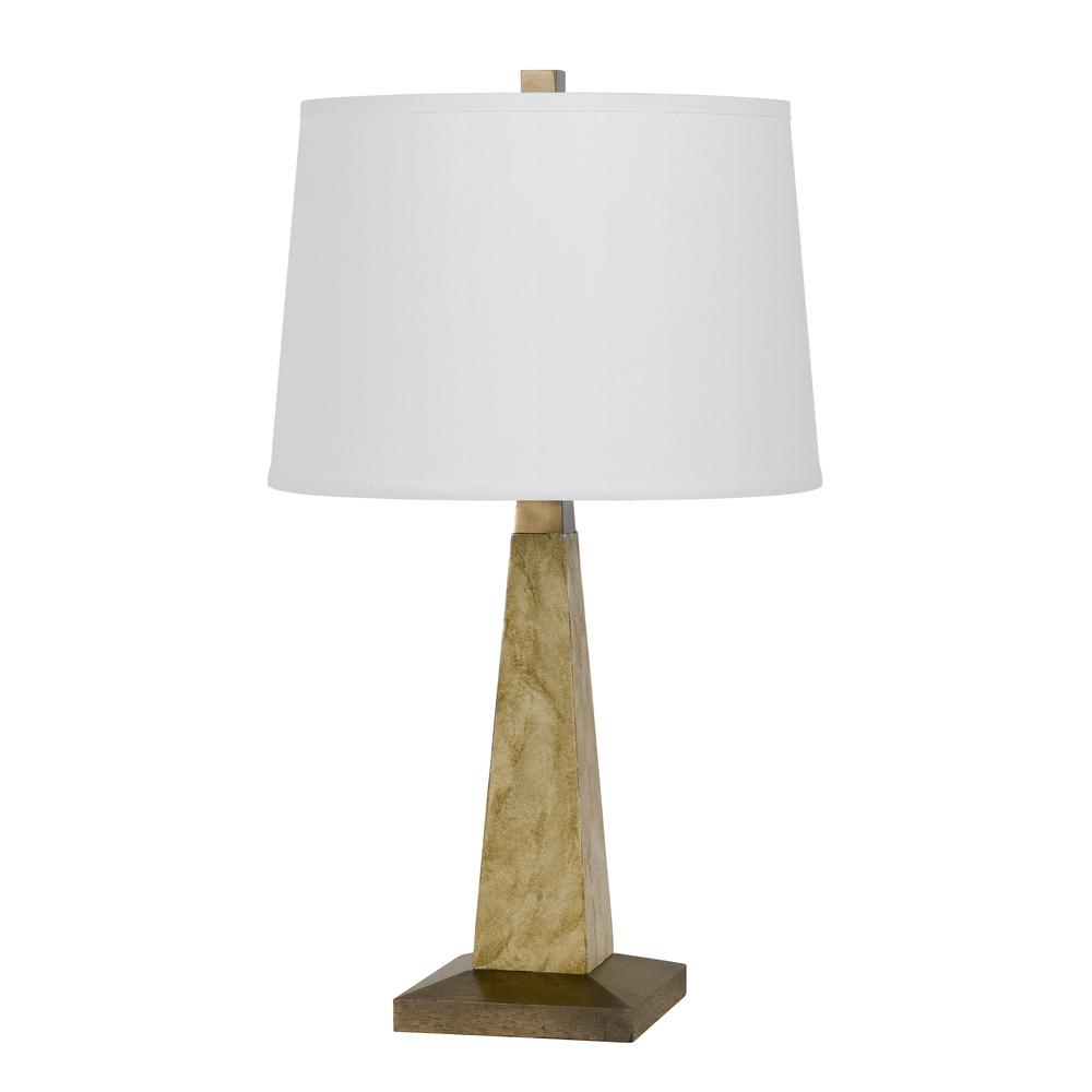 150W 3 way Ravenna resin pyramid design table lamp