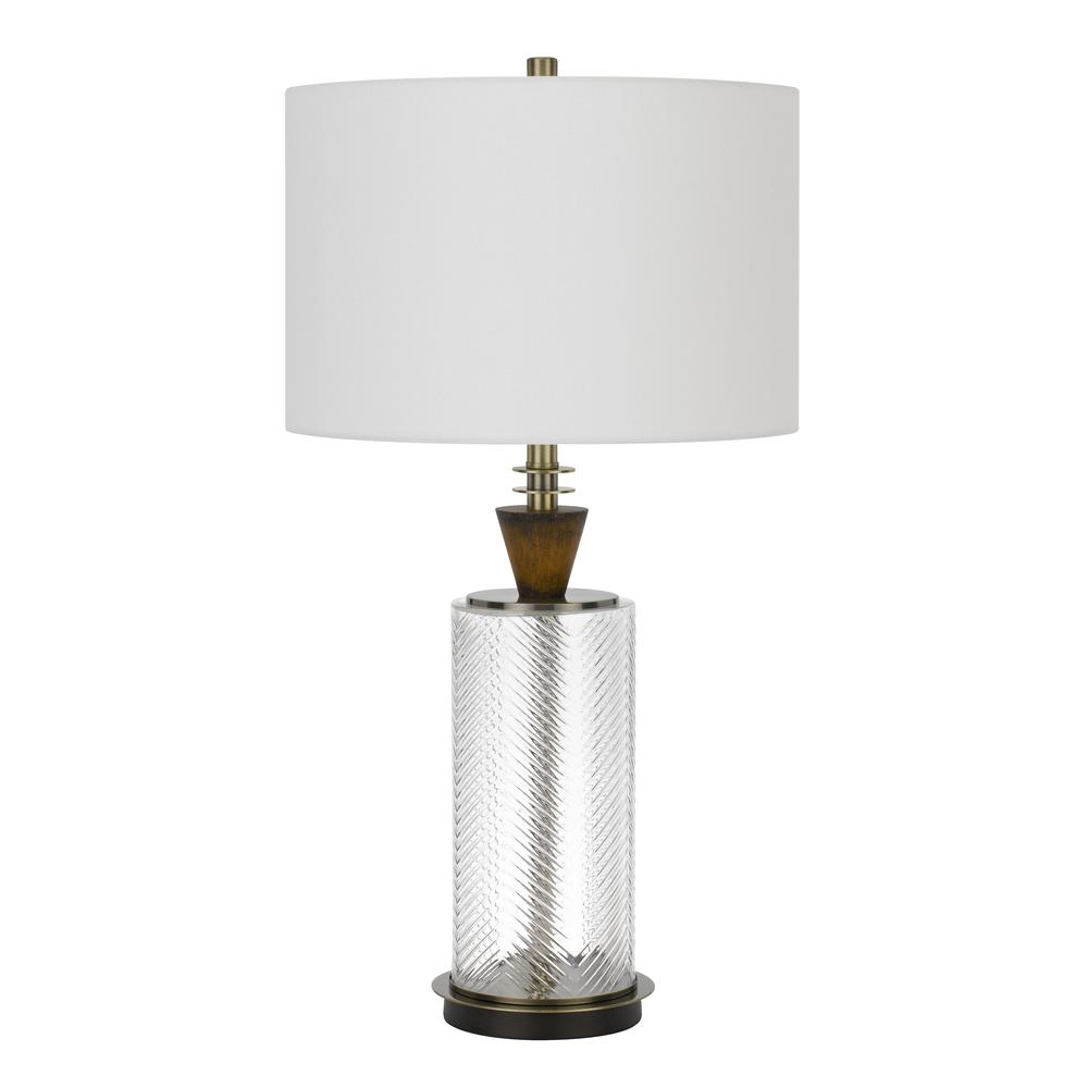 150W 3 Way Sherwood Glass Table Lamp