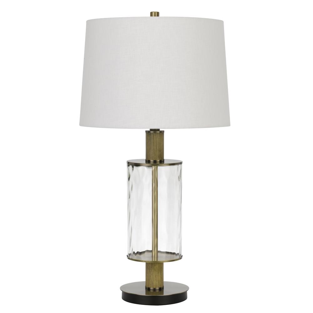 150W 3 Way Morrilton Glass Table Lamp