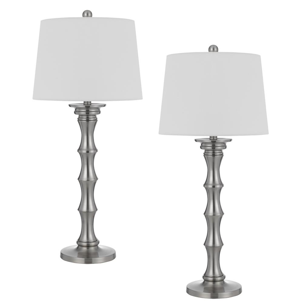 150W 3 Way Rockland Metal Table Lamp. Priced And Sold As Pairs