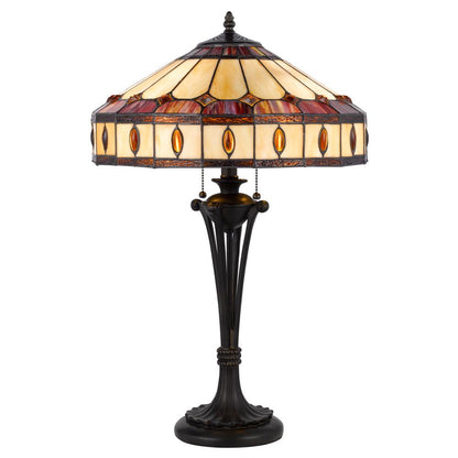 60W X 2 Tiffany Table Lamp