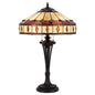 60W X 2 Tiffany Table Lamp