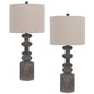 150W 3 Way Blackfoot Resin Table Lamp. Priced And Sold As Pairs