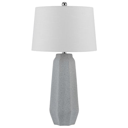 150W 3 Way Drayton Ceramic Table Lamp With Hardback Fabric Shade (Sold In Pairs)