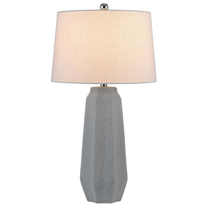 150W 3 Way Drayton Ceramic Table Lamp With Hardback Fabric Shade (Sold In Pairs)