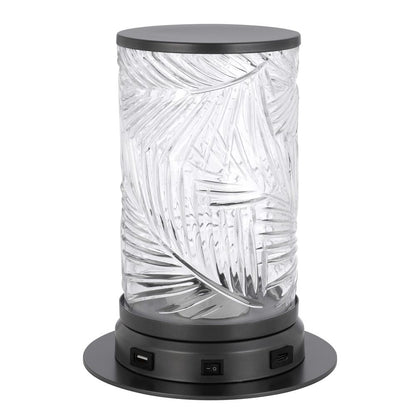 2W Carrington Integrated Led Accent Lamp With Glass Shade