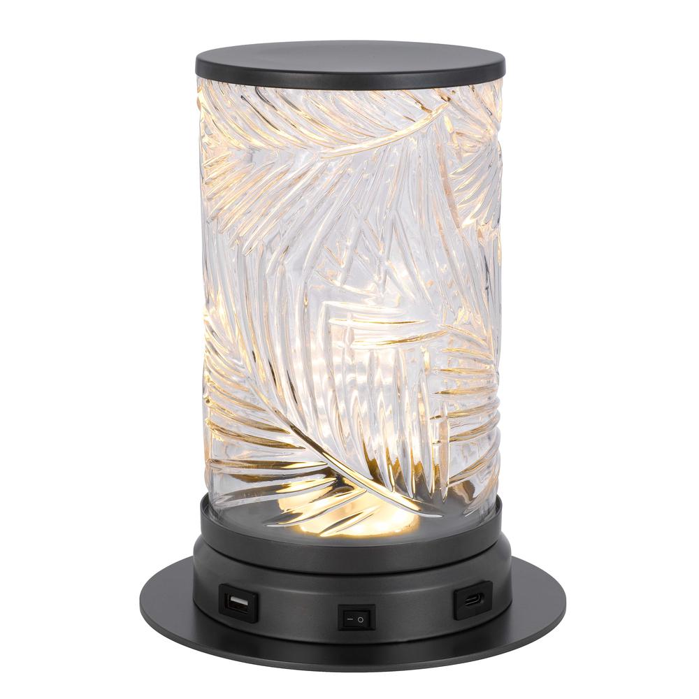 2W Carrington Integrated Led Accent Lamp With Glass Shade