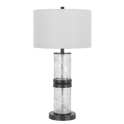 100W Carrington Metal/Glass Table Lamp