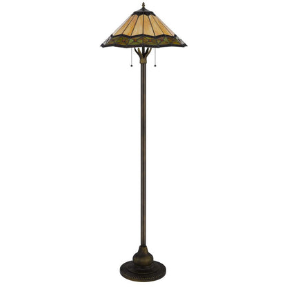 60W X 2 Armscroft Tiffany Floor Lamp