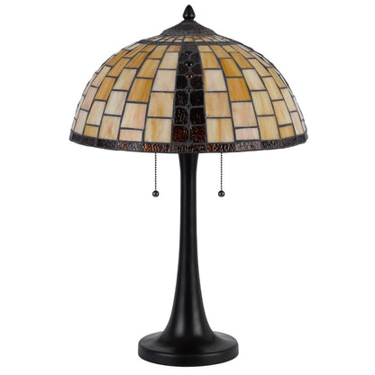 60W X 2 Whitton Tiffany Table Lamp