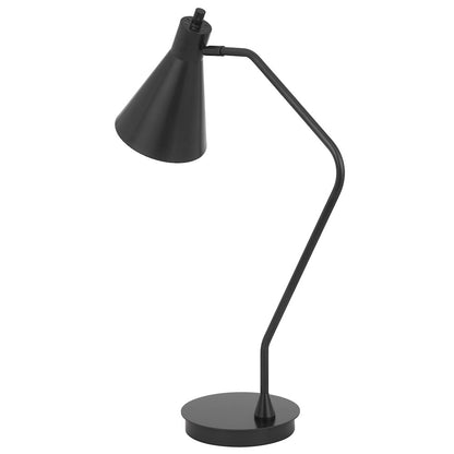 Type A led bulb 12W max. Capstone task metal table lamp with swivel shade