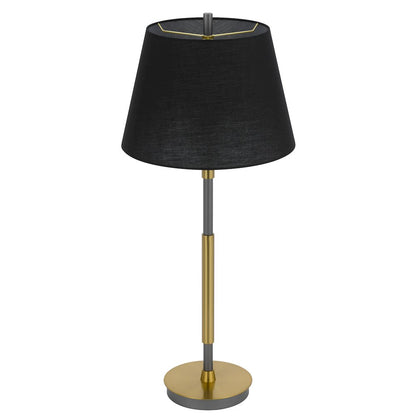 150W 3 way Ciudad metal two tone table lamp