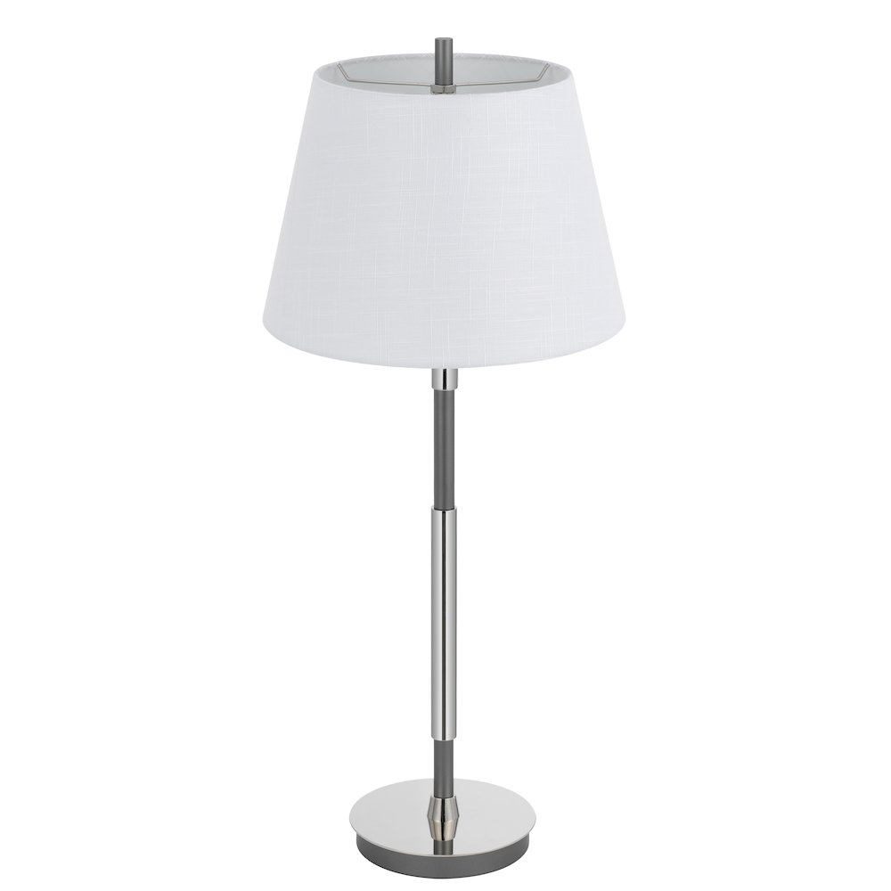 150W 3 way Ciudad metal two tone table lamp