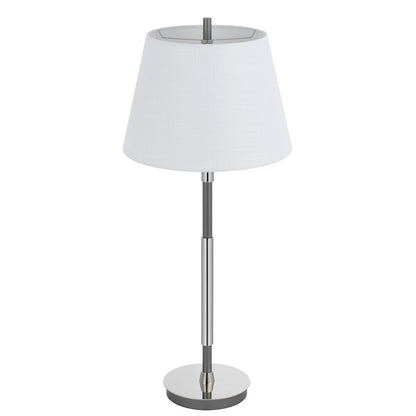 150W 3 way Ciudad metal two tone table lamp