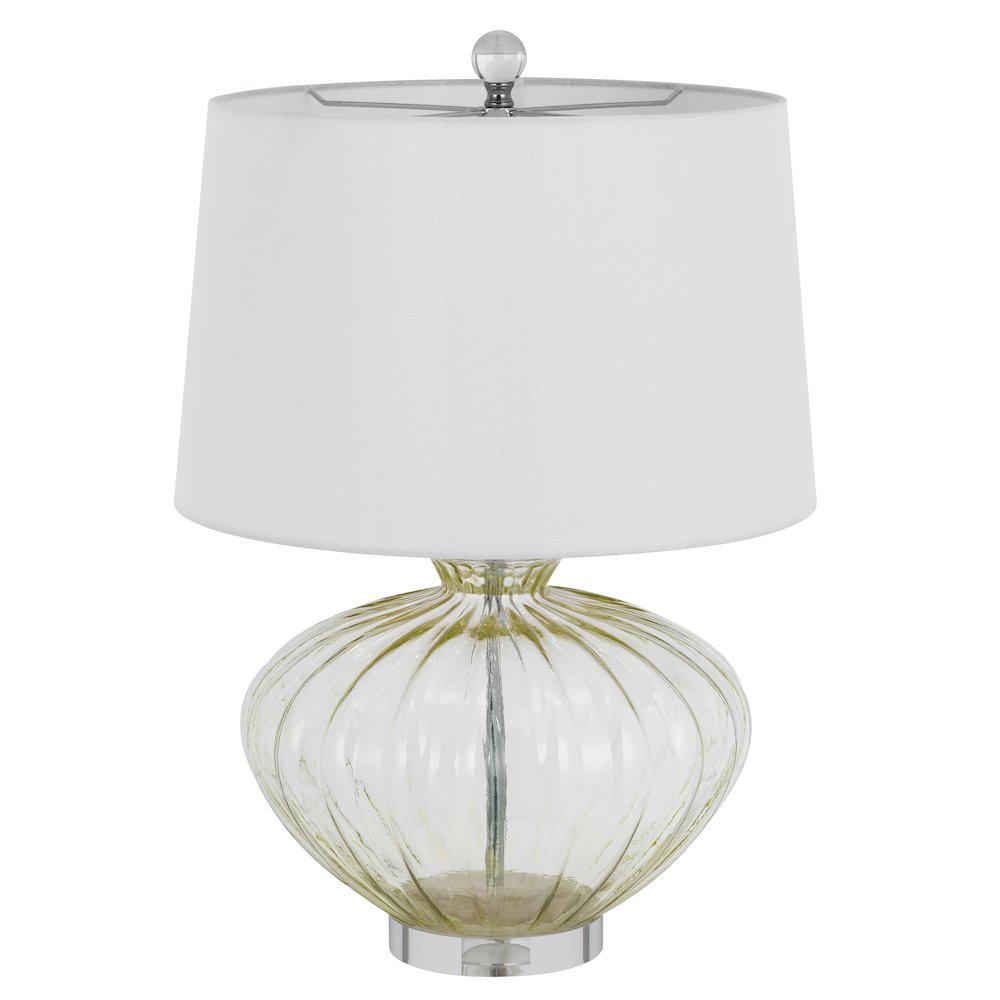 150W 3 way Delta glass table lamp. Sold in pairs