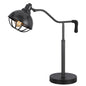 60W Taloga metal desk lamp with adjustable caged shade (Bulb not included)