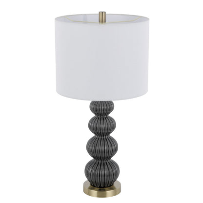100W Carlisle ceramic table lamp. Sold in pairs