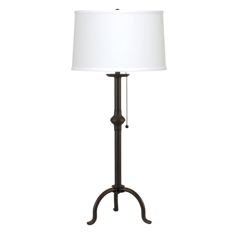 75W Iron Table Lamp W/Pull Chain