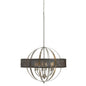 60W X 6 Willow Chandelier (Edison Bulbs Not Included)