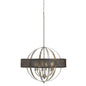 60W X 6 Willow Chandelier (Edison Bulbs Not Included)
