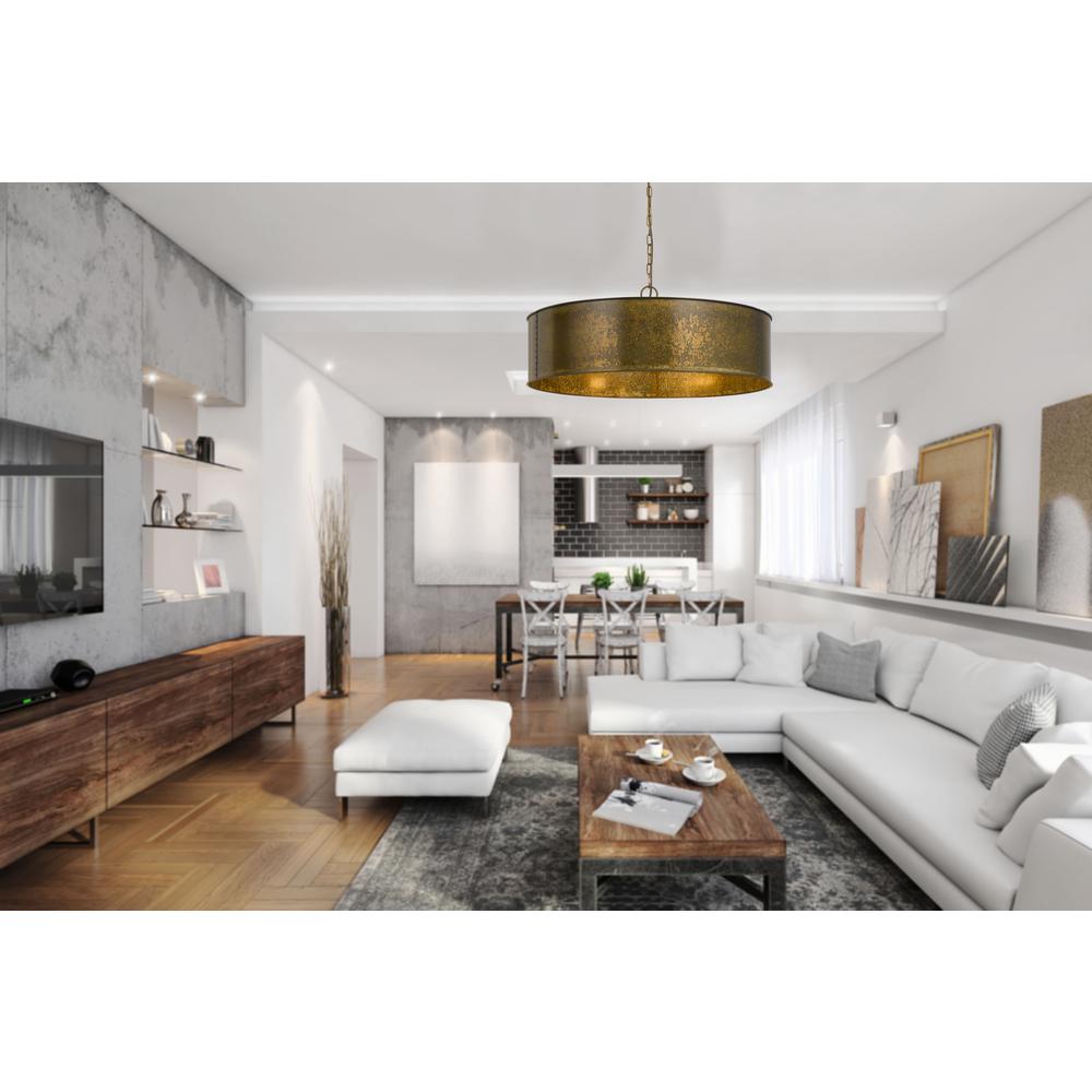 60W X 5 Rochefort Metal 5 Light Chandelier