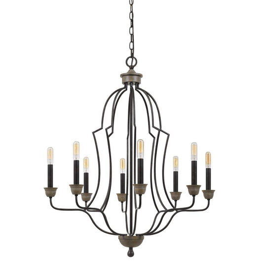 60W X 8 Lebrija Metal Chandelier (Edison Bulbs Not Included)