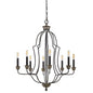 60W X 8 Lebrija Metal Chandelier (Edison Bulbs Not Included)