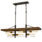 Craiova 60W X 6 Pine Wood Island Chandelier