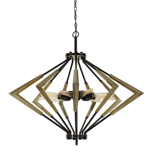 Malounta 60W X 9 Metal Chandelier  (Edison Bulbs Not Included)