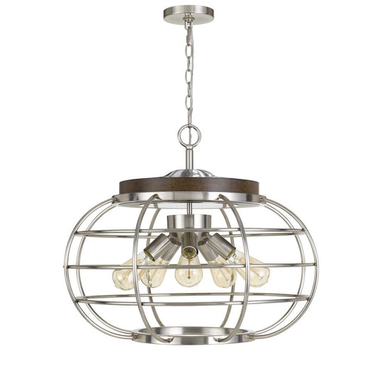 Liberty Metal Chandelier (Edison Bulbs Not Included)
