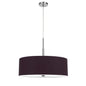 60W x 4 Lonoke pendant fixture with hardback drum shade