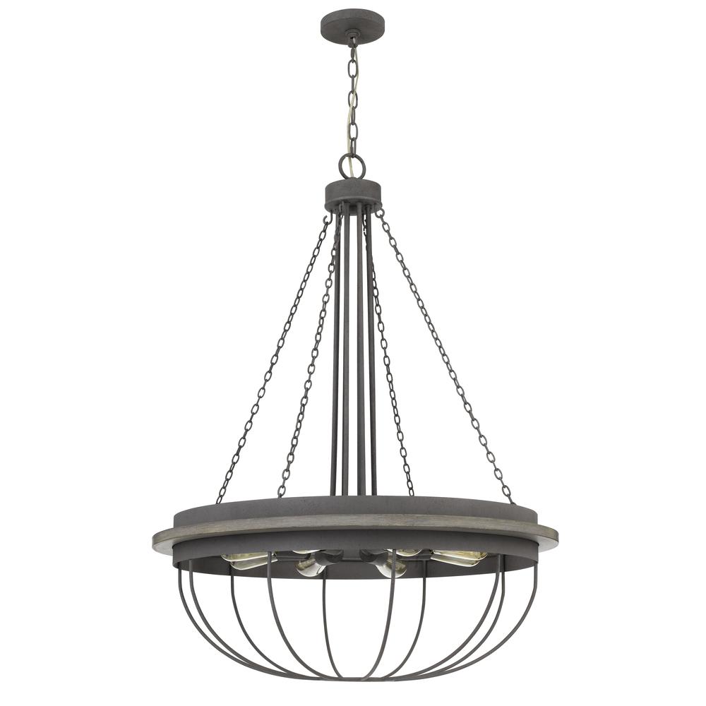60W x 8 Nixa metal chandelier (Edison bulbs NOT included)
