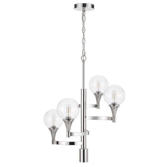 15W X 4 Milbank Metal Chandelier
