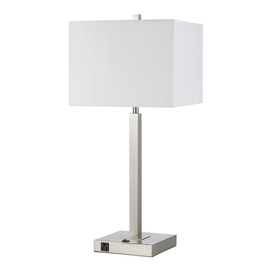 60W Metal N/S Lamp With Two Outlets