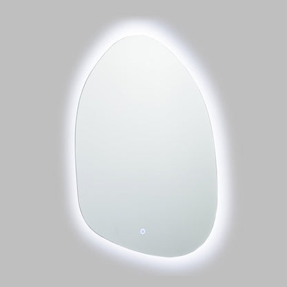 Asymmetrical Accent Wall Mirror with Lights