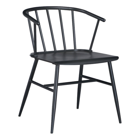 Lincoln All Metal Chair in Black Finish