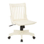 Deluxe Armless Wood Bankers Chair