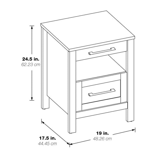 Stonebrook Nightstand, Canyon Oak