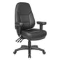 Professional Dual Function Ergonomic High Back Chair in Dillon Black, EC4300-R107