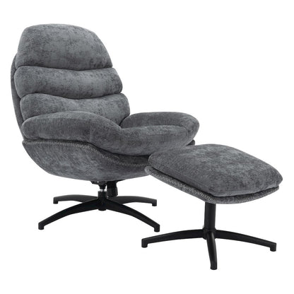 Kerry Swivel Lounge Chair & Footrest