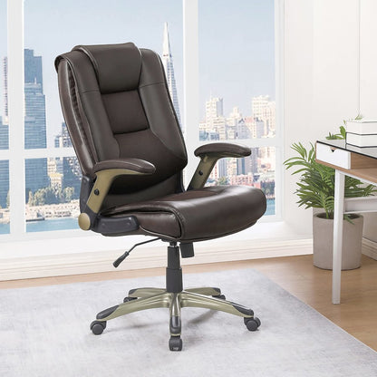 Exec Bonded Lthr Office Chair, Espresso / Cocoa
