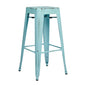 Bristow 30" Antique Metal Barstool