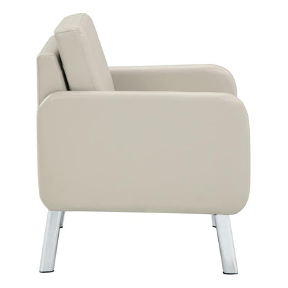 Lounge Chair in Faux Leather